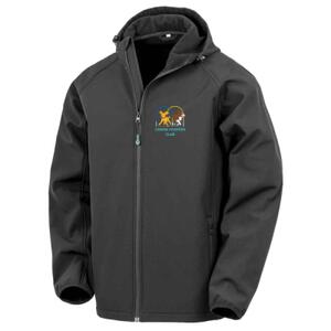 Canine Hoopers Club - Result Genuine Recycled Three Layer Printable Hooded Soft Shell Jacket Thumbnail