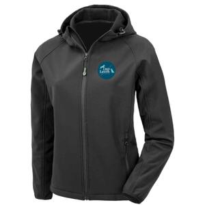 Leap and Learn Dog Training - Result Genuine Recycled Ladies Three Layer Printable Hooded Soft Shell Jacket Thumbnail