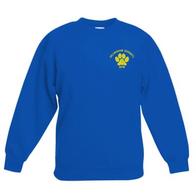 Gillingham - Fruit of the Loom Kids Premium Drop Shoulder Sweatshirt Thumbnail