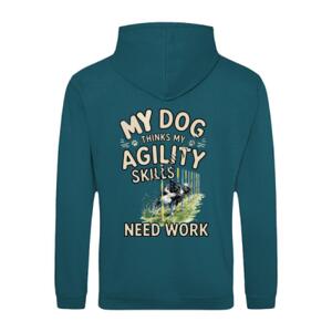 DOG SKILLS BORDER COLLIE - AWDis College Hoodie Thumbnail
