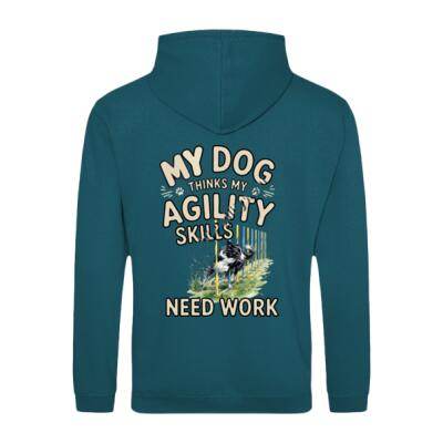 DOG SKILLS BORDER COLLIE - AWDis College Hoodie Thumbnail