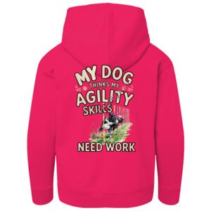 DOG SKILLS BORDER COLLIE - AWDis Kids Hoodie Thumbnail