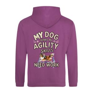 Sheltie Jumping - AWDis College Hoodie Thumbnail