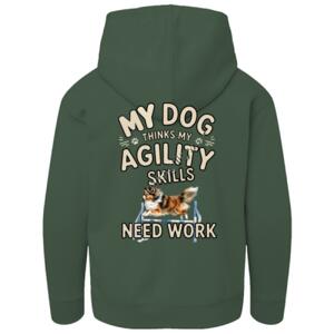 Sheltie Jumping - AWDis Kids Hoodie Thumbnail