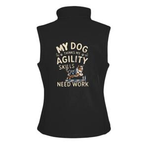 Merle COllie - Result Core Ladies Printable Soft Shell Bodywarmer Thumbnail