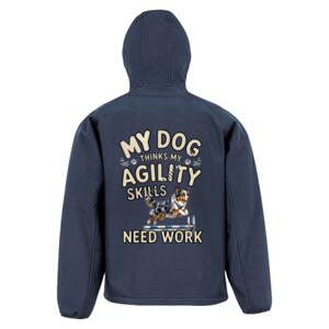 Merle COllie - Result Recycled Three Layer Printable Hooded Soft Shell Jacket Thumbnail