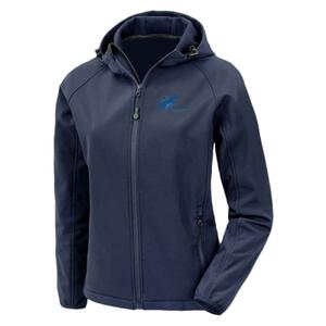 Blue Spark Agility - Result Recycled Ladies Three Layer Printable Hooded Soft Shell Jacket Thumbnail