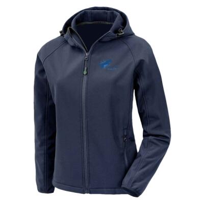 Blue Spark Agility - Result Recycled Ladies Three Layer Printable Hooded Soft Shell Jacket Thumbnail