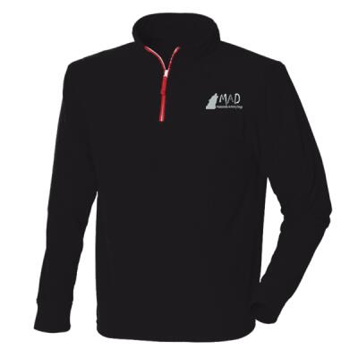 Maidstone Activity Dogs  - ¼ zip long sleeve fleece piped Thumbnail