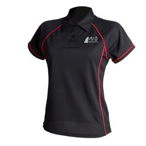 Maidstone Activity Dogs  - Women's piped performance polo - Women's piped performance polo Thumbnail