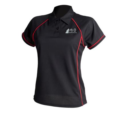 Maidstone Activity Dogs  - Women's piped performance polo - Women's piped performance polo Thumbnail