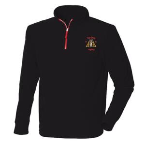 Top Dog - ¼ zip long sleeve fleece piped Thumbnail