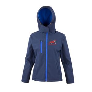 Red Dog Agility - Result Core TX performance ladies Hooded Softshell Jacket Thumbnail