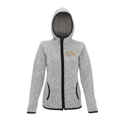 Connect Agility - Tri Dri  melange knit fleece jacket  Thumbnail