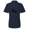 Women's piped performance polo Thumbnail