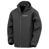 Result Genuine Recycled Three Layer Printable Hooded Soft Shell Jacket Thumbnail
