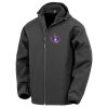 Result Genuine Recycled Three Layer Printable Hooded Soft Shell Jacket Thumbnail