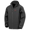 Result Genuine Recycled Three Layer Printable Hooded Soft Shell Jacket Thumbnail