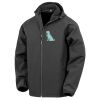Result Genuine Recycled Three Layer Printable Hooded Soft Shell Jacket Thumbnail