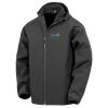 Result Genuine Recycled Three Layer Printable Hooded Soft Shell Jacket Thumbnail